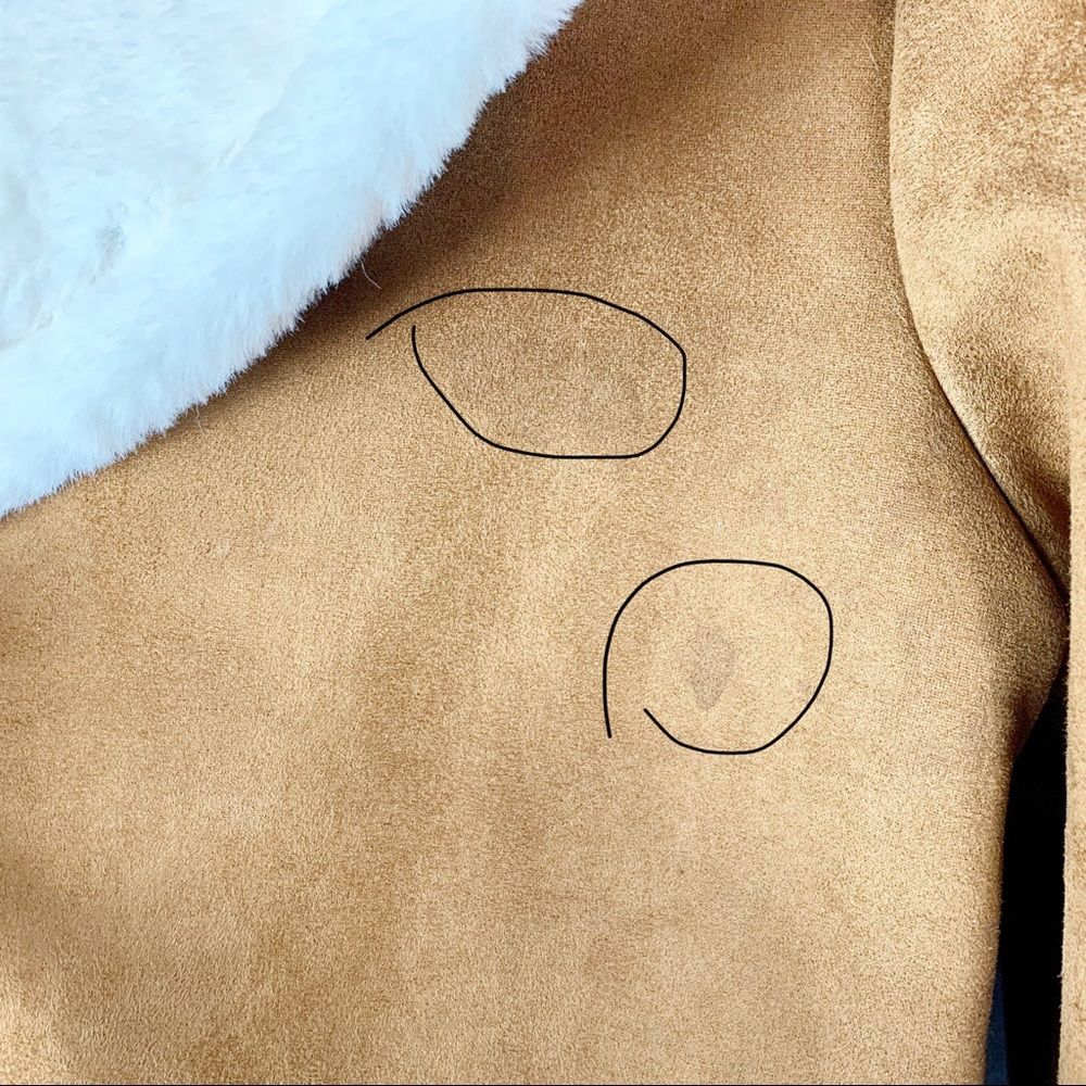 ❗️SOLD❗️ Forever 21 Suede & Faux Fur Jacket - Picture 8 of 8